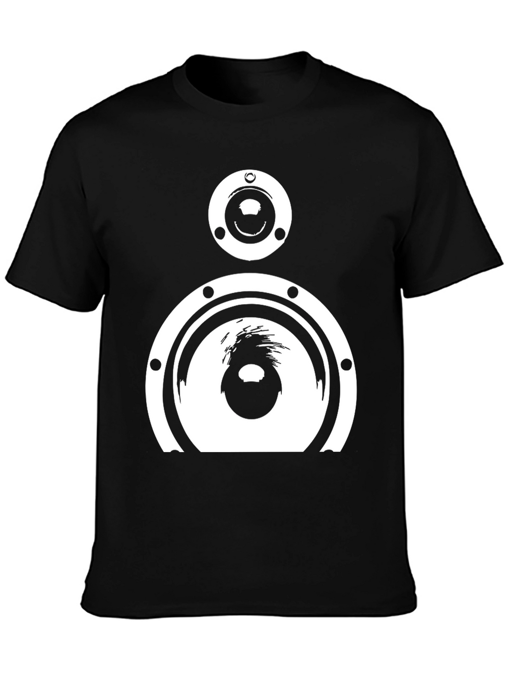 Speaker Graphic Black T-Shirt