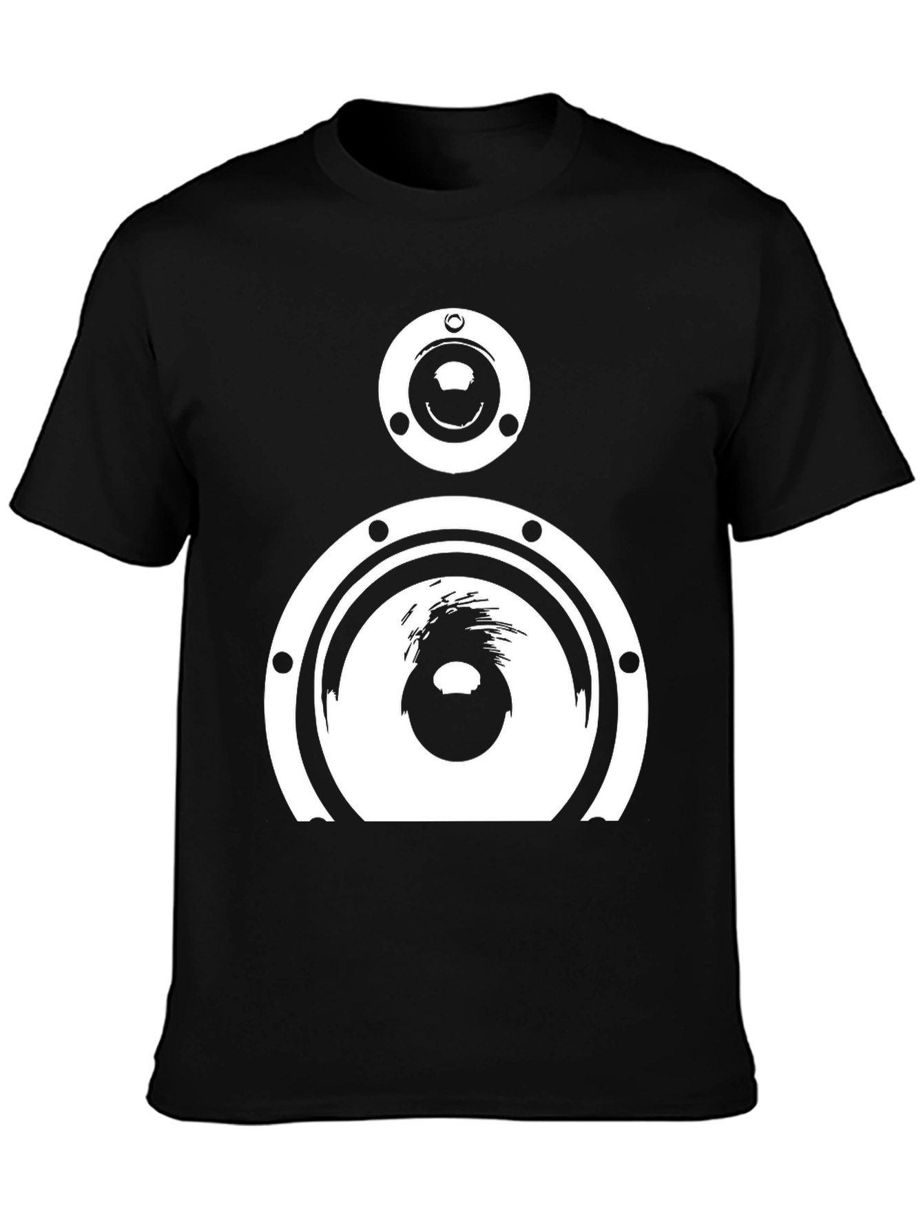 Speaker Graphic Black T-Shirt