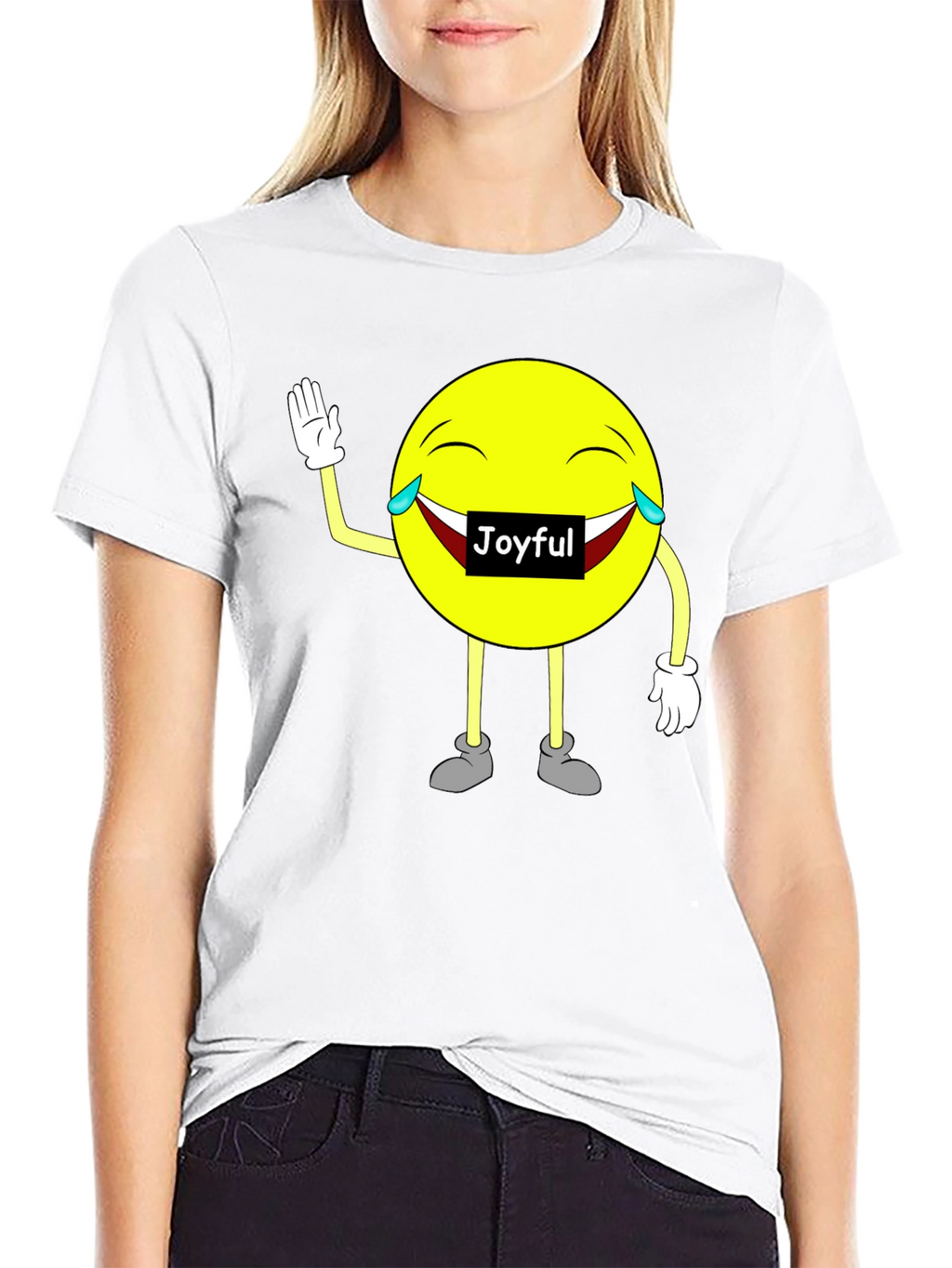 Joyful Emoji Graphic T-Shirt - Unisex
