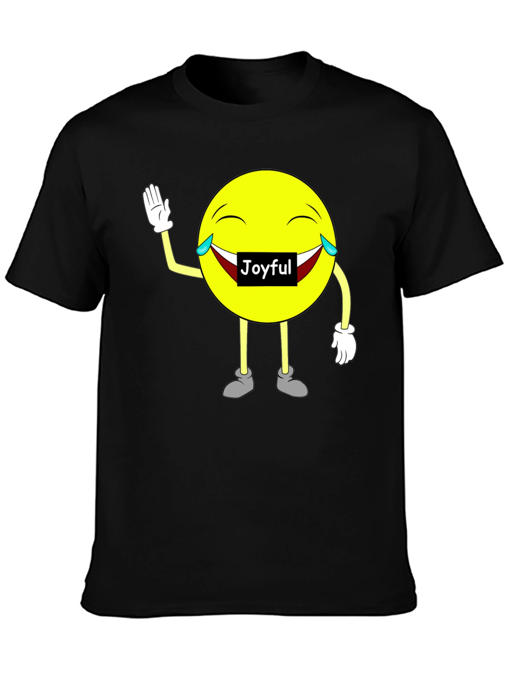 Joyful Emoji Graphic T-Shirt - Unisex