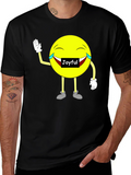 Joyful Emoji Graphic T-Shirt - Unisex
