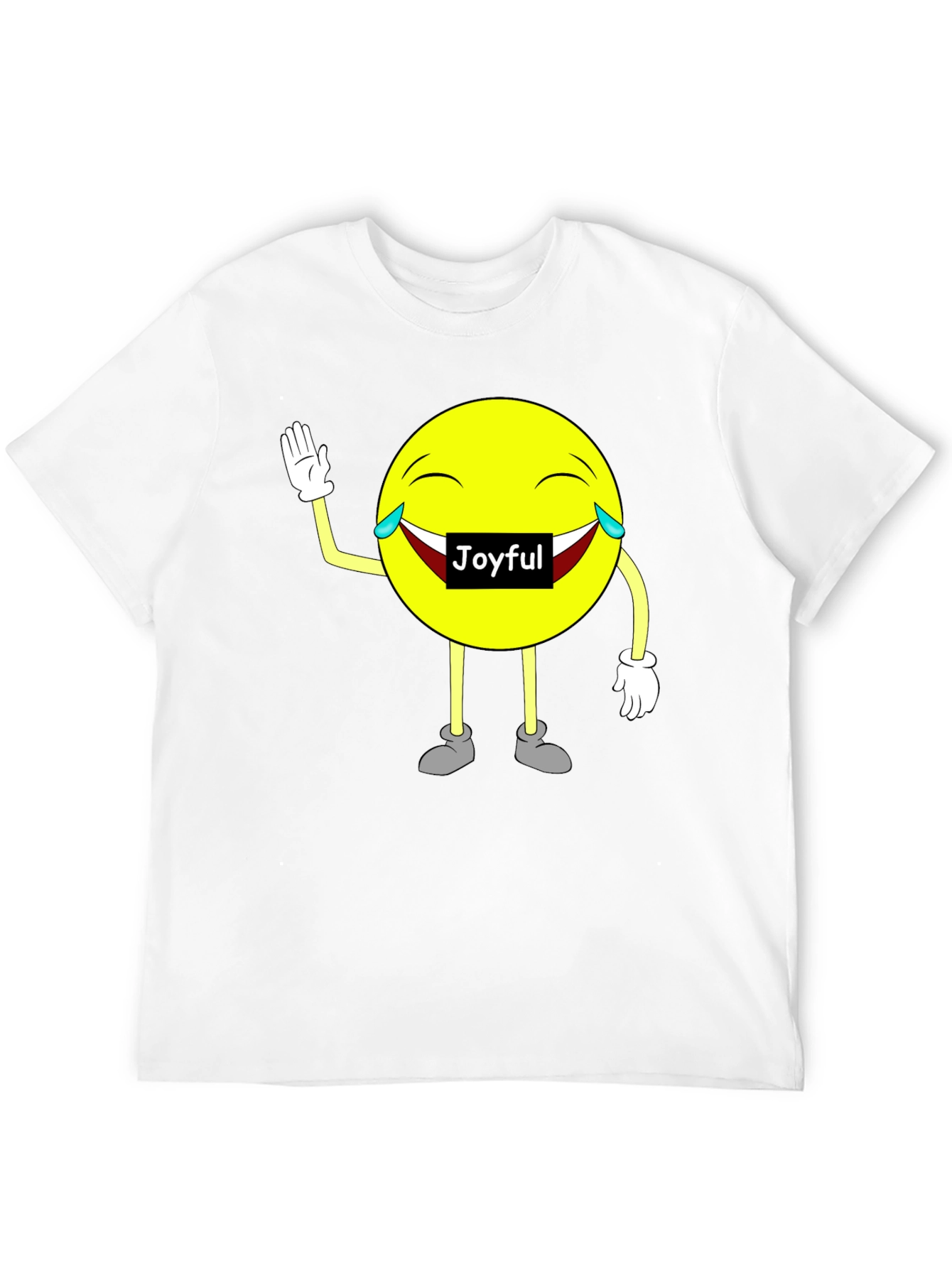 Joyful Emoji Graphic T-Shirt - Unisex