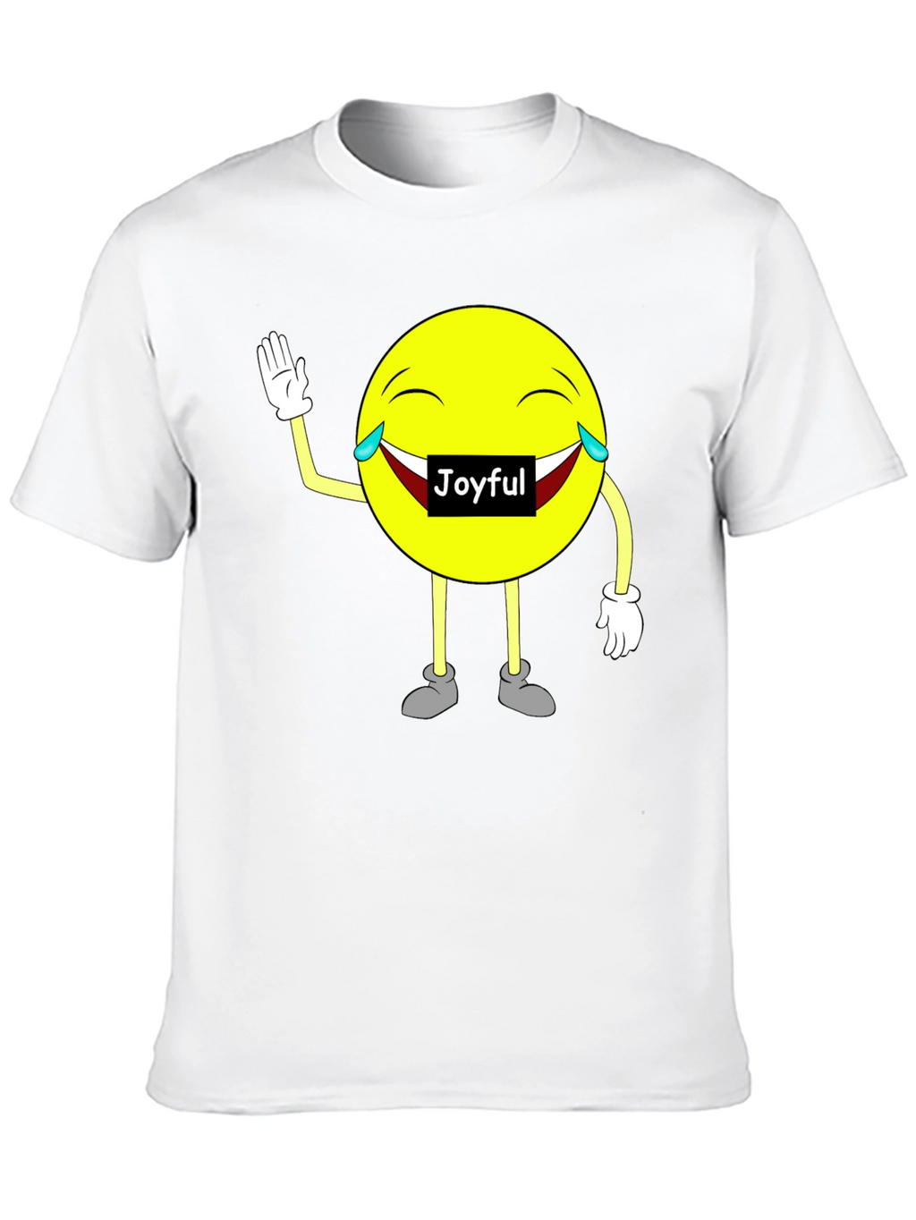 Joyful Emoji Graphic T-Shirt - Unisex