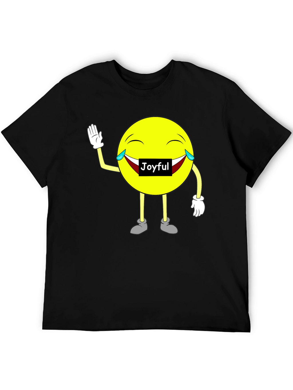 Joyful Emoji Graphic T-Shirt - Unisex
