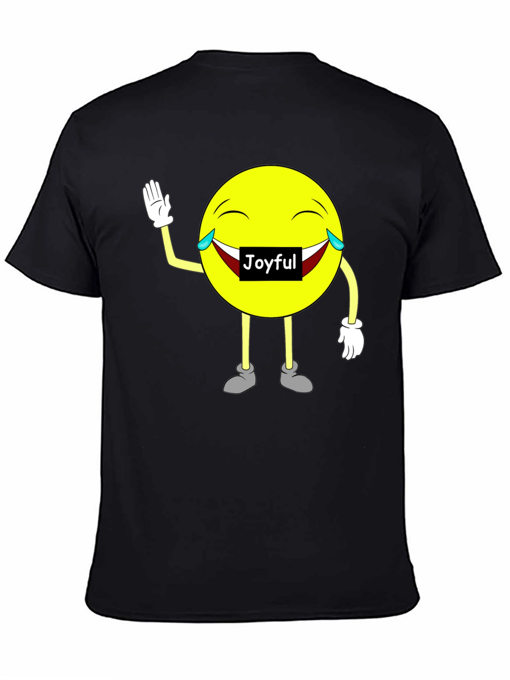Joyful Emoji Graphic T-Shirt - Unisex