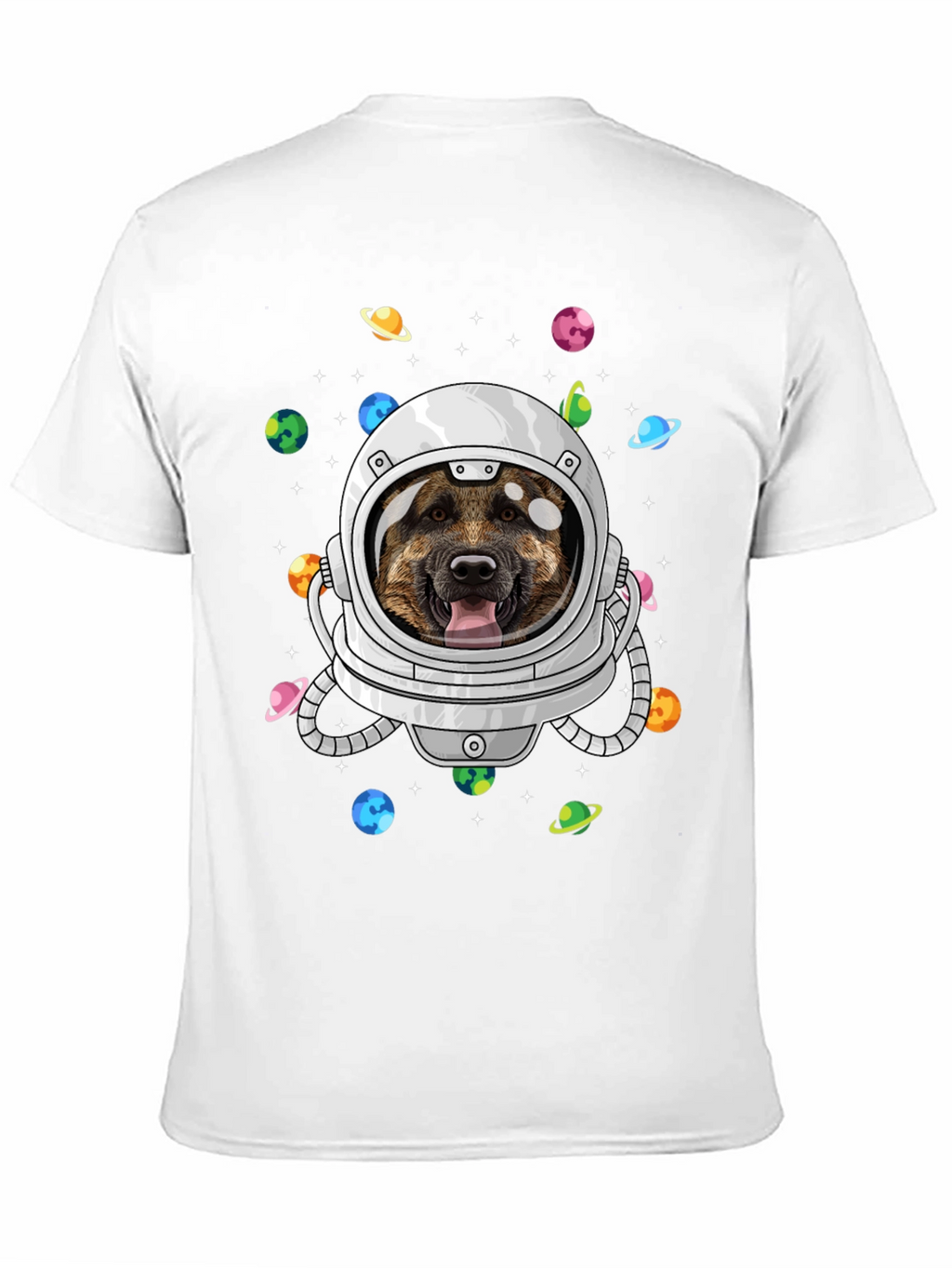 Astronaut Dog T-Shirt - Space Lover Tee