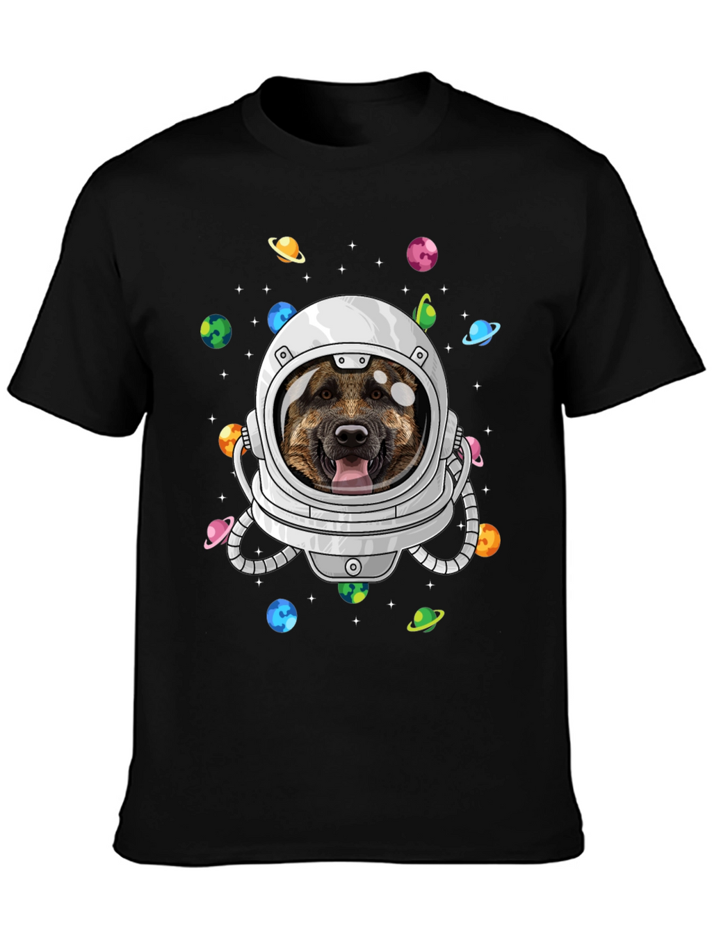 Astronaut Dog T-Shirt - Space Lover Tee