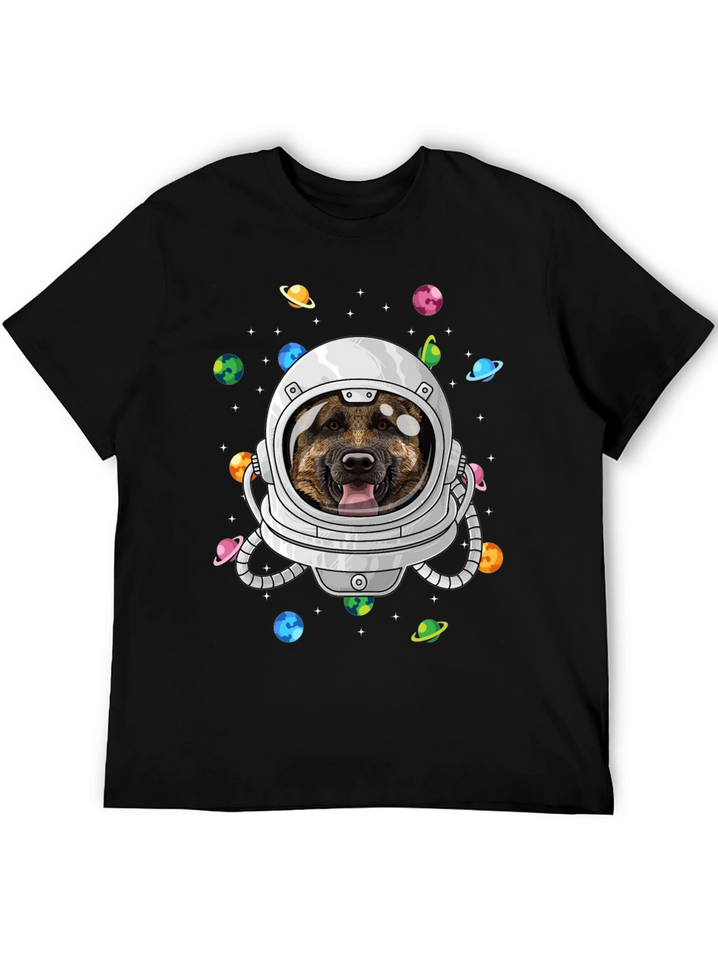 Astronaut Dog T-Shirt - Space Lover Tee