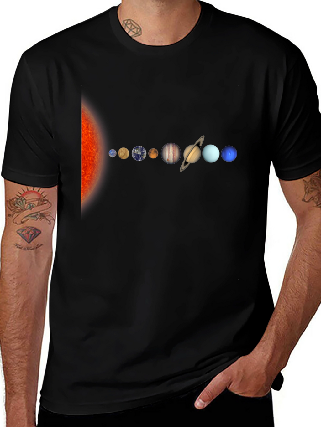 Solar System Planets T-Shirt - Astronomy Space Tee