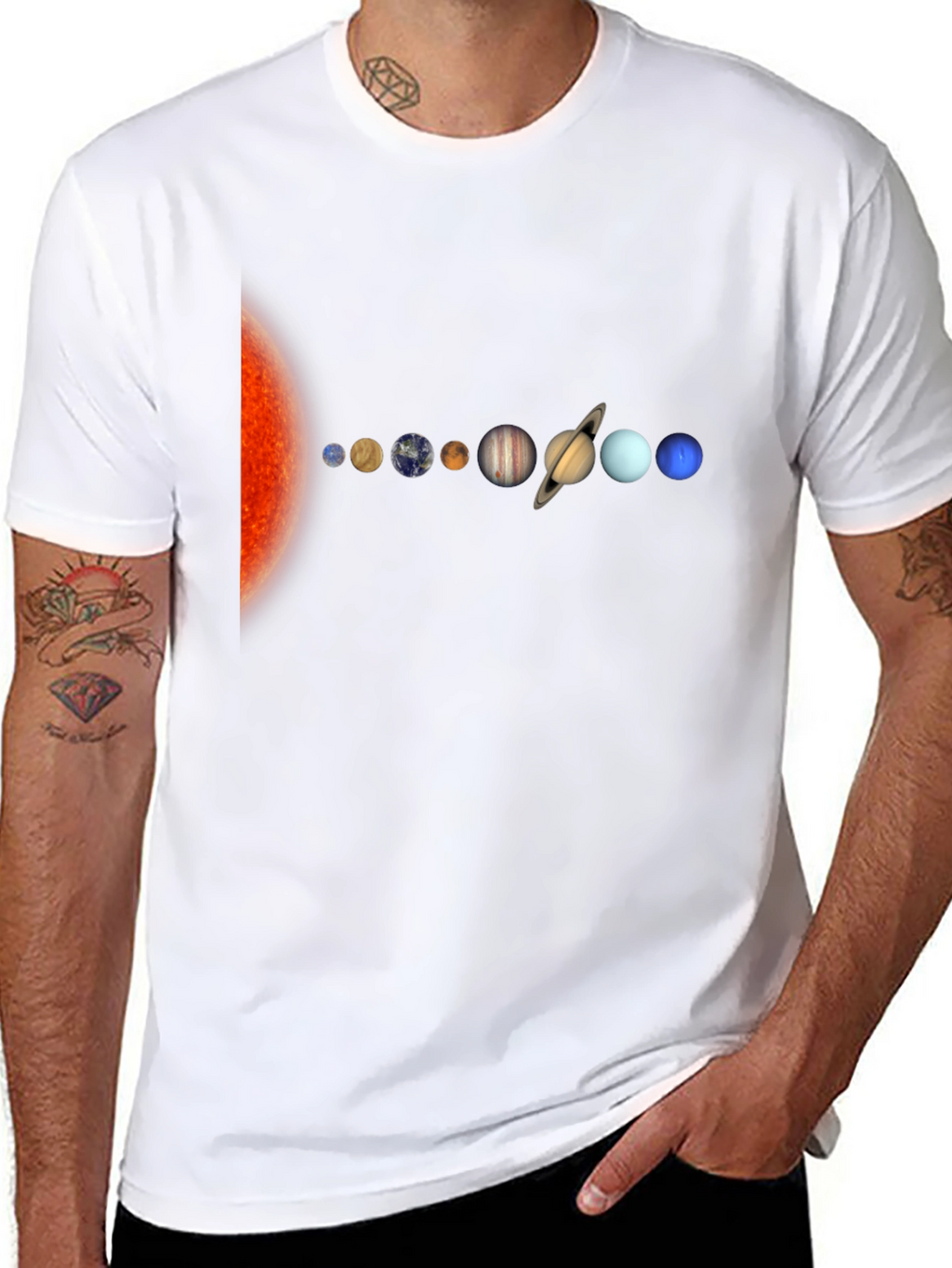 Solar System Planets T-Shirt - Astronomy Space Tee