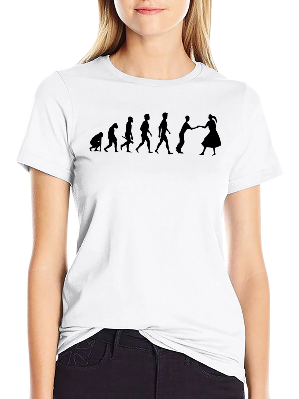 Evolution to Love Black T-Shirt