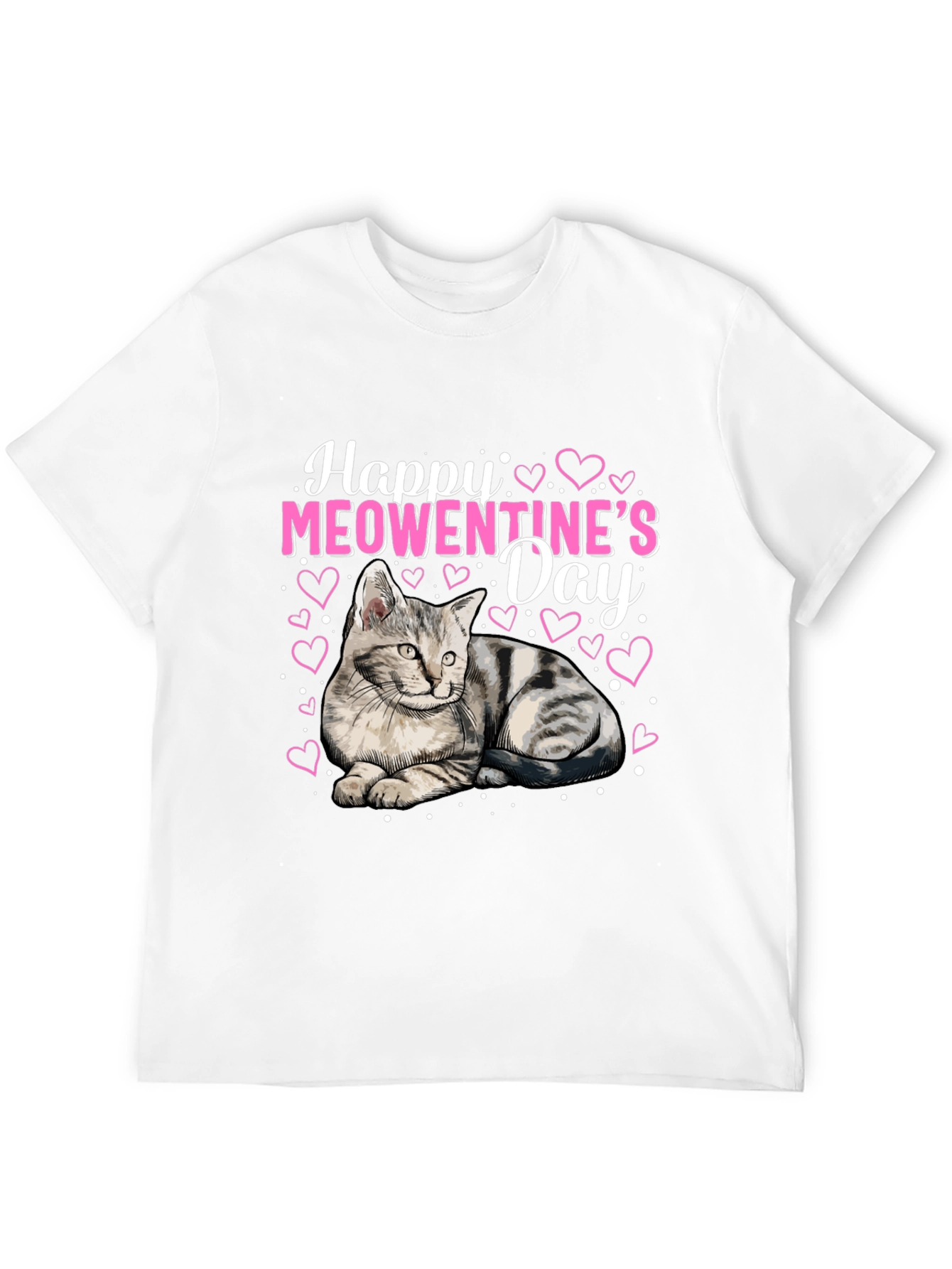 Happy Meowentines Day Cat Lover T-Shirt