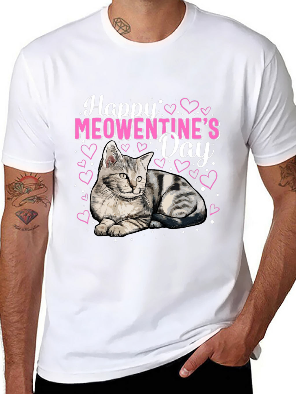 Happy Meowentines Day Cat Lover T-Shirt