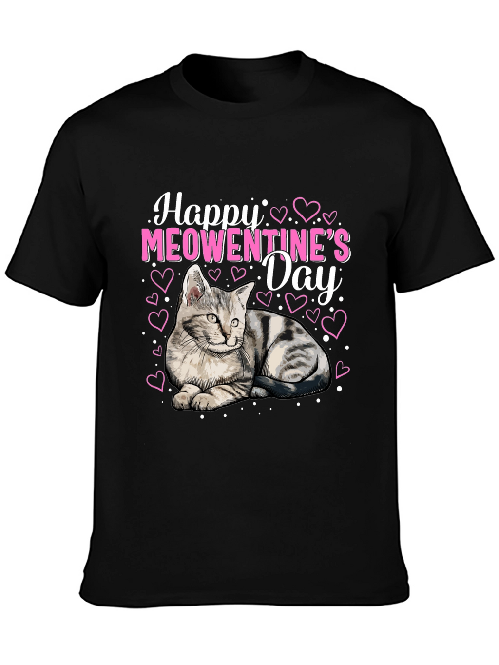 Happy Meowentines Day Cat Lover T-Shirt