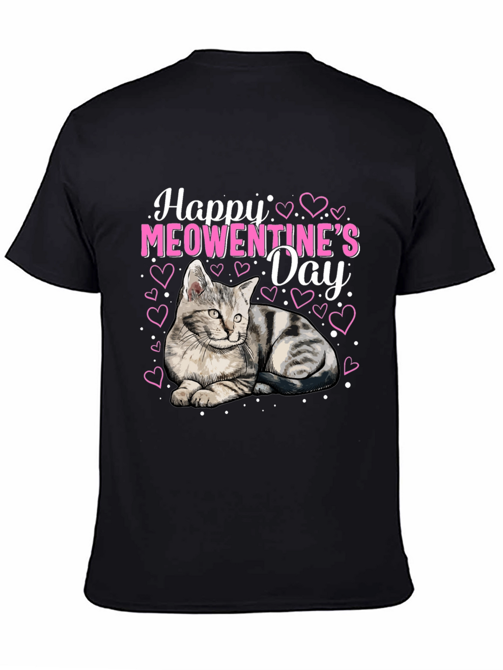 Happy Meowentines Day Cat Lover T-Shirt