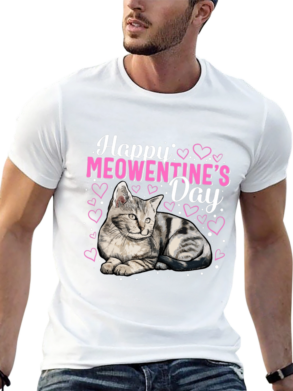Happy Meowentines Day Cat Lover T-Shirt