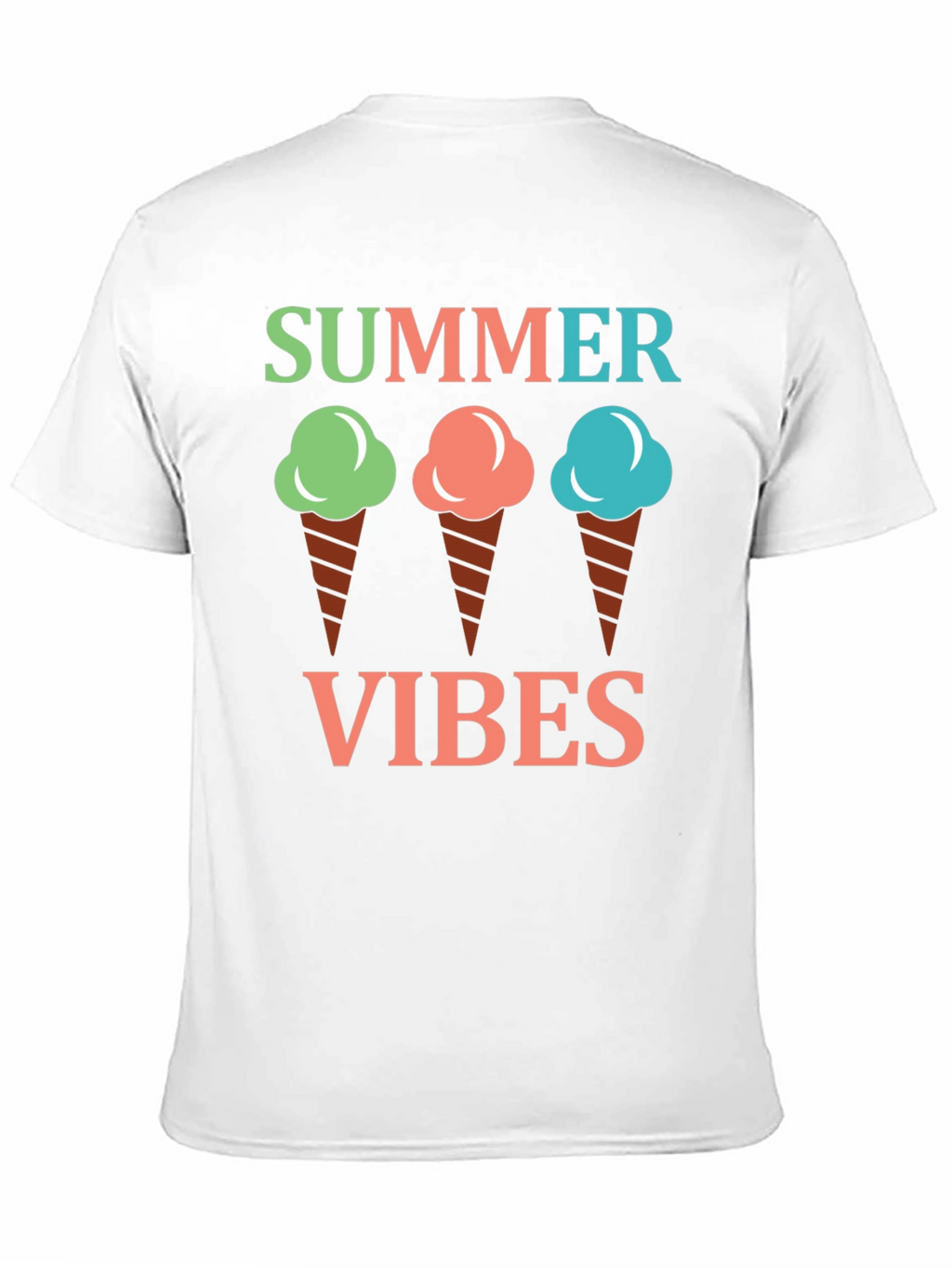 Summer Vibes Ice Cream Graphic Tee