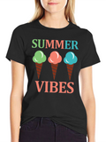 Summer Vibes Ice Cream Graphic Tee