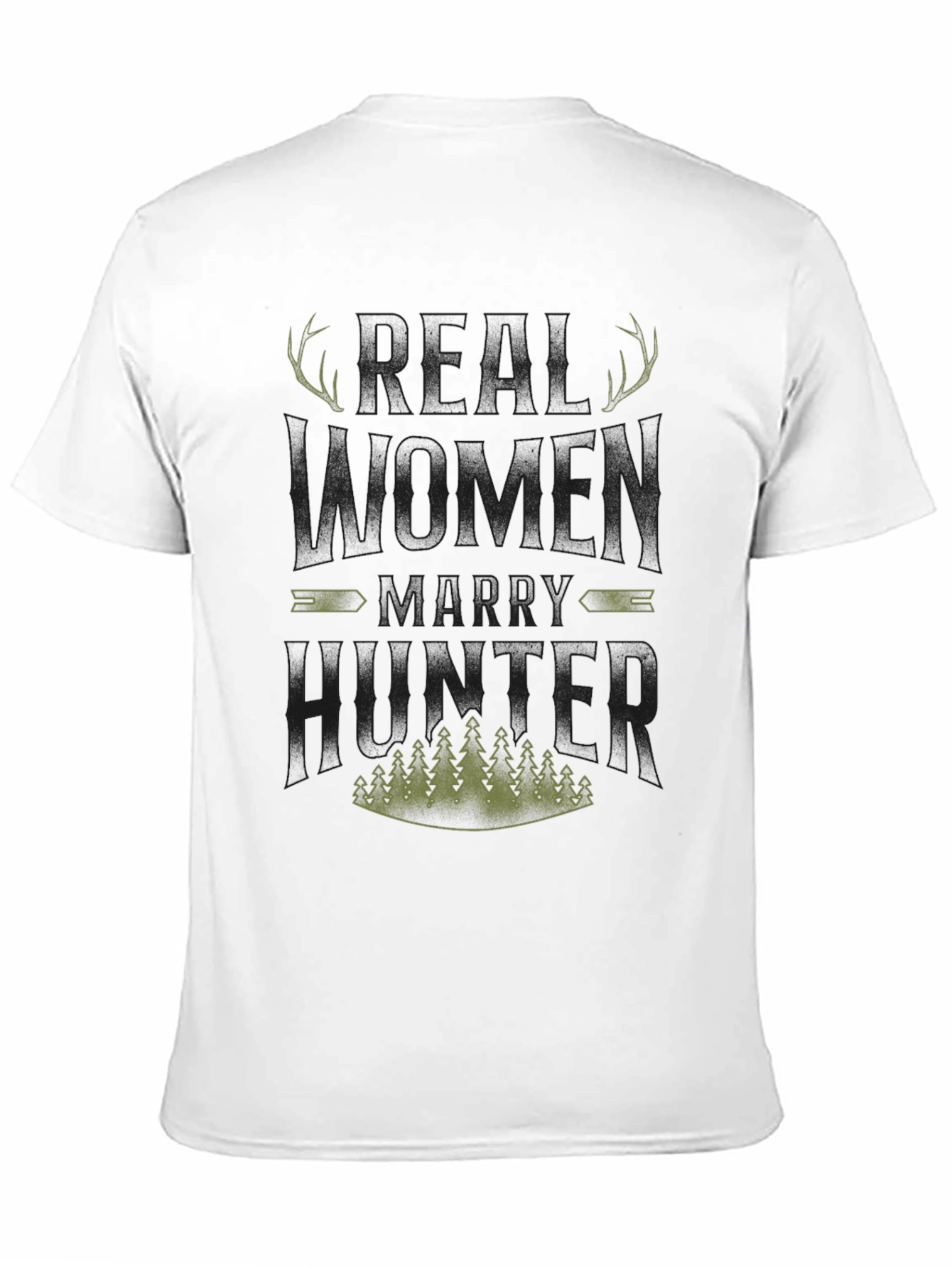 Real Women Marry Hunters Graphic Tee