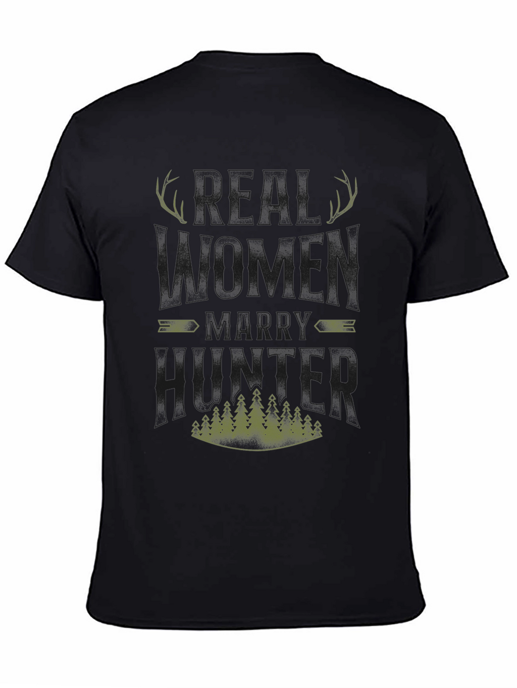 Real Women Marry Hunters Graphic Tee