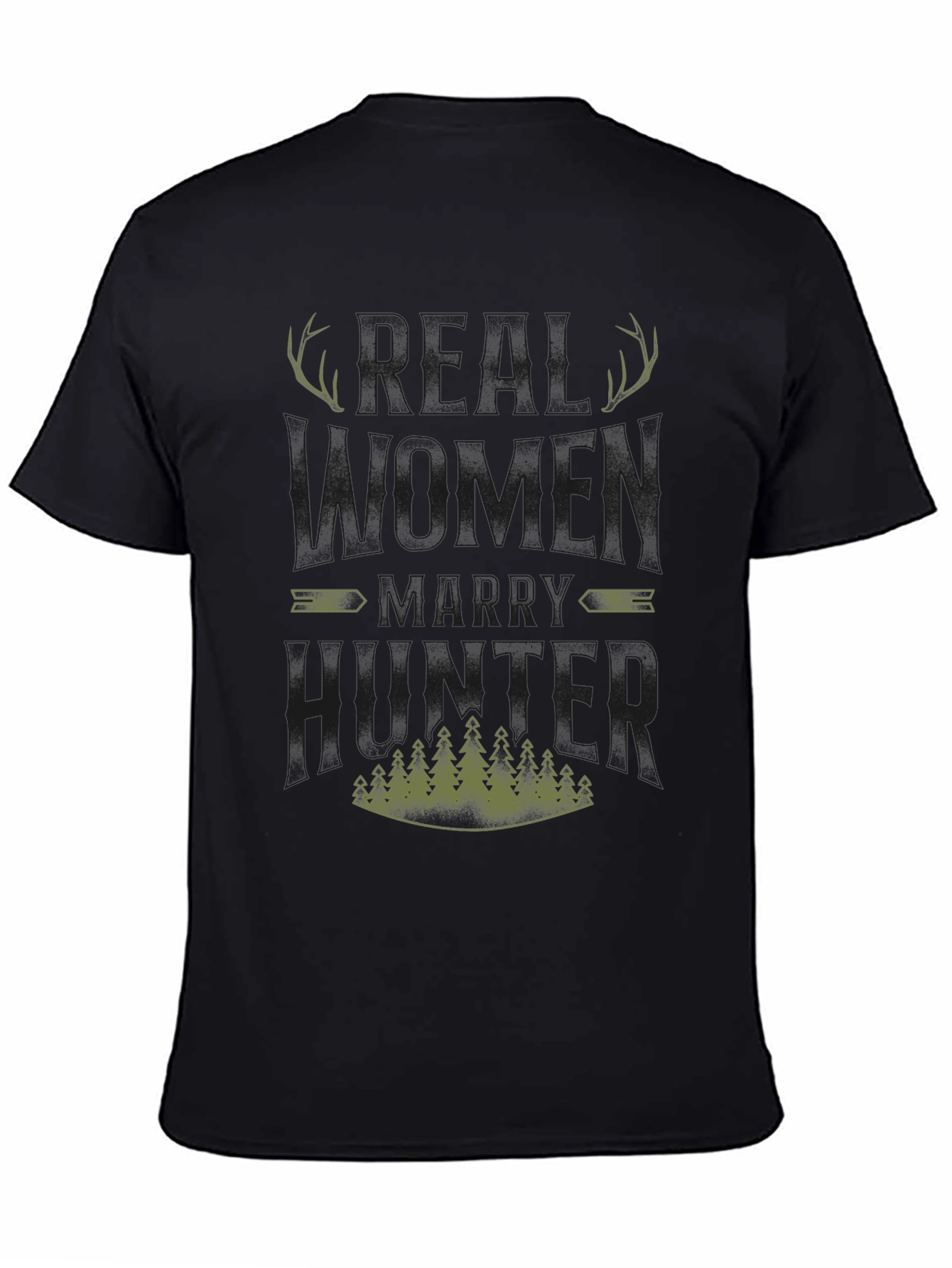 Real Women Marry Hunters Graphic Tee
