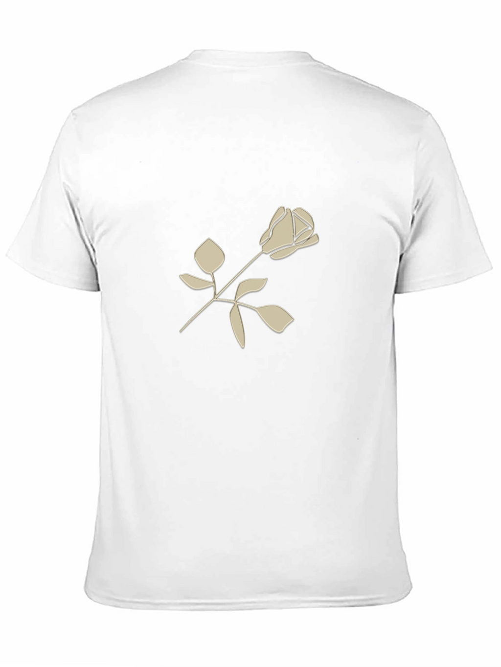 Rose Graphic Black T-Shirt