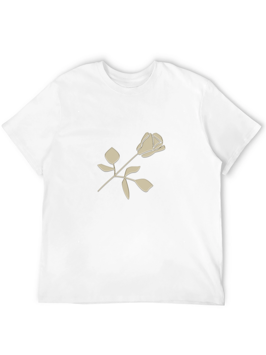 Rose Graphic Black T-Shirt