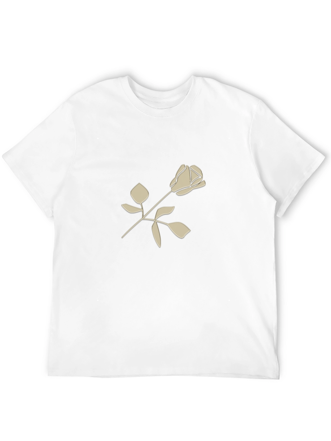 Rose Graphic Black T-Shirt