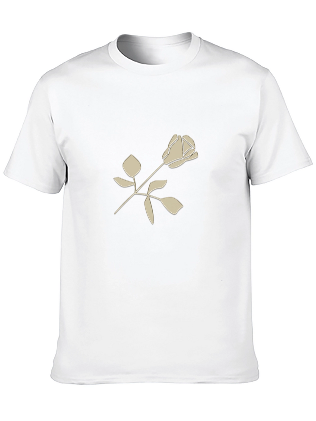 Rose Graphic Black T-Shirt