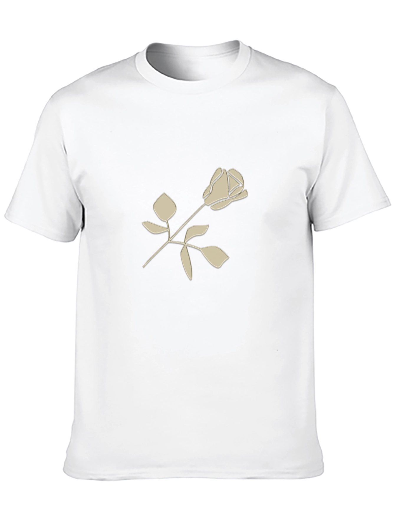 Rose Graphic Black T-Shirt