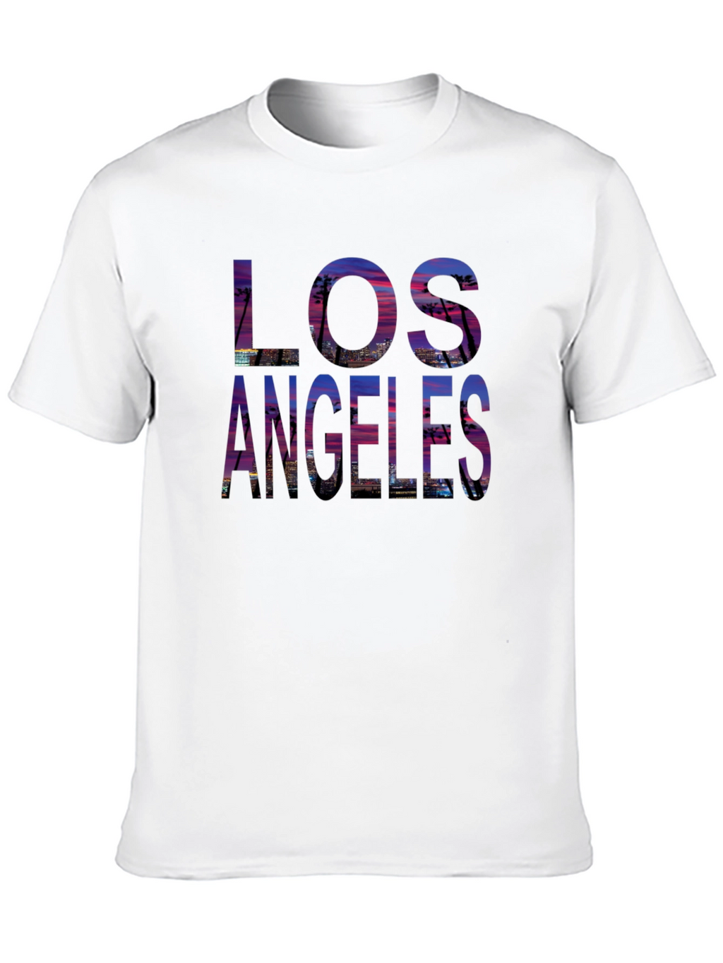 Los Angeles Sunset T-Shirt - Cityscape Design