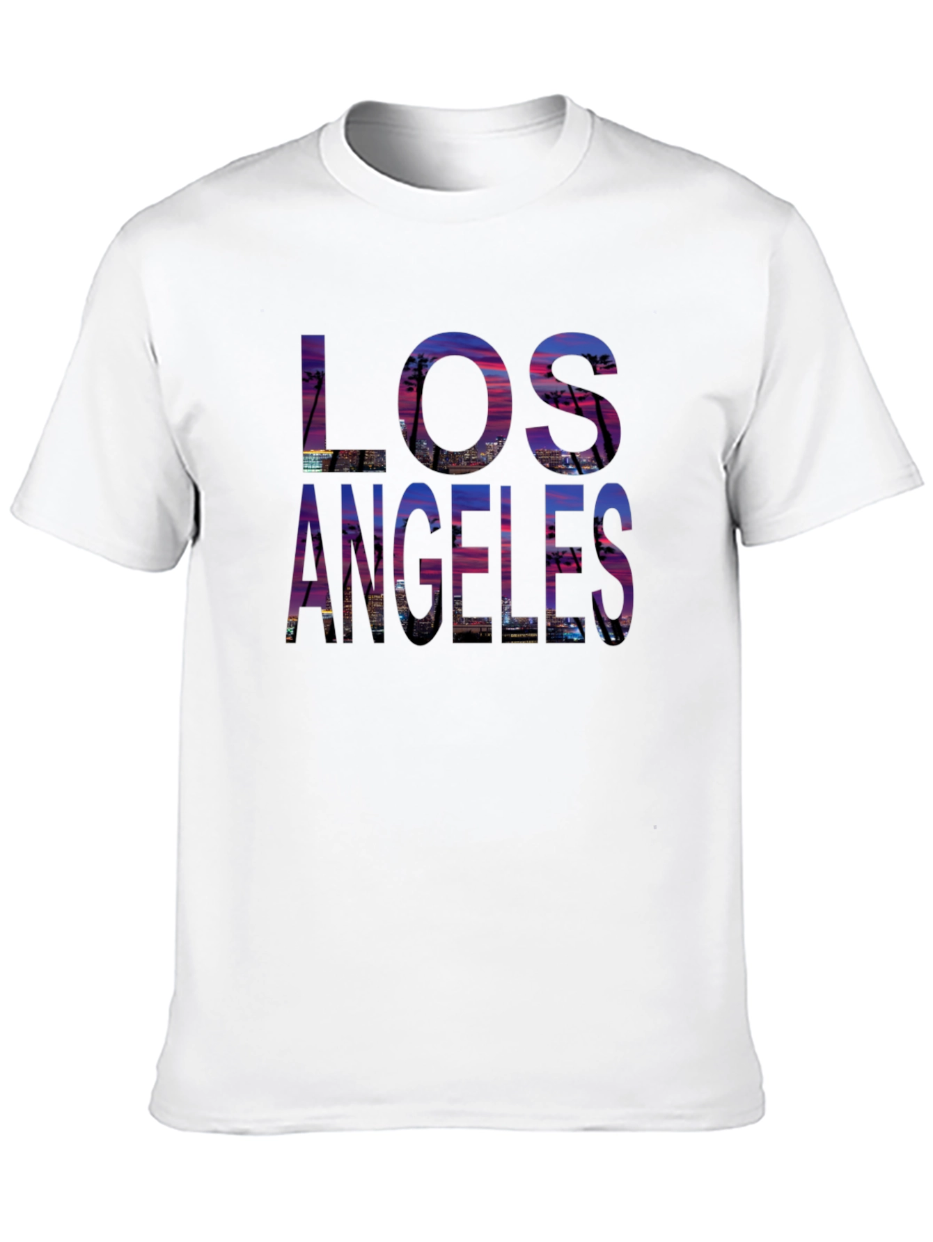 Los Angeles Sunset T-Shirt - Cityscape Design