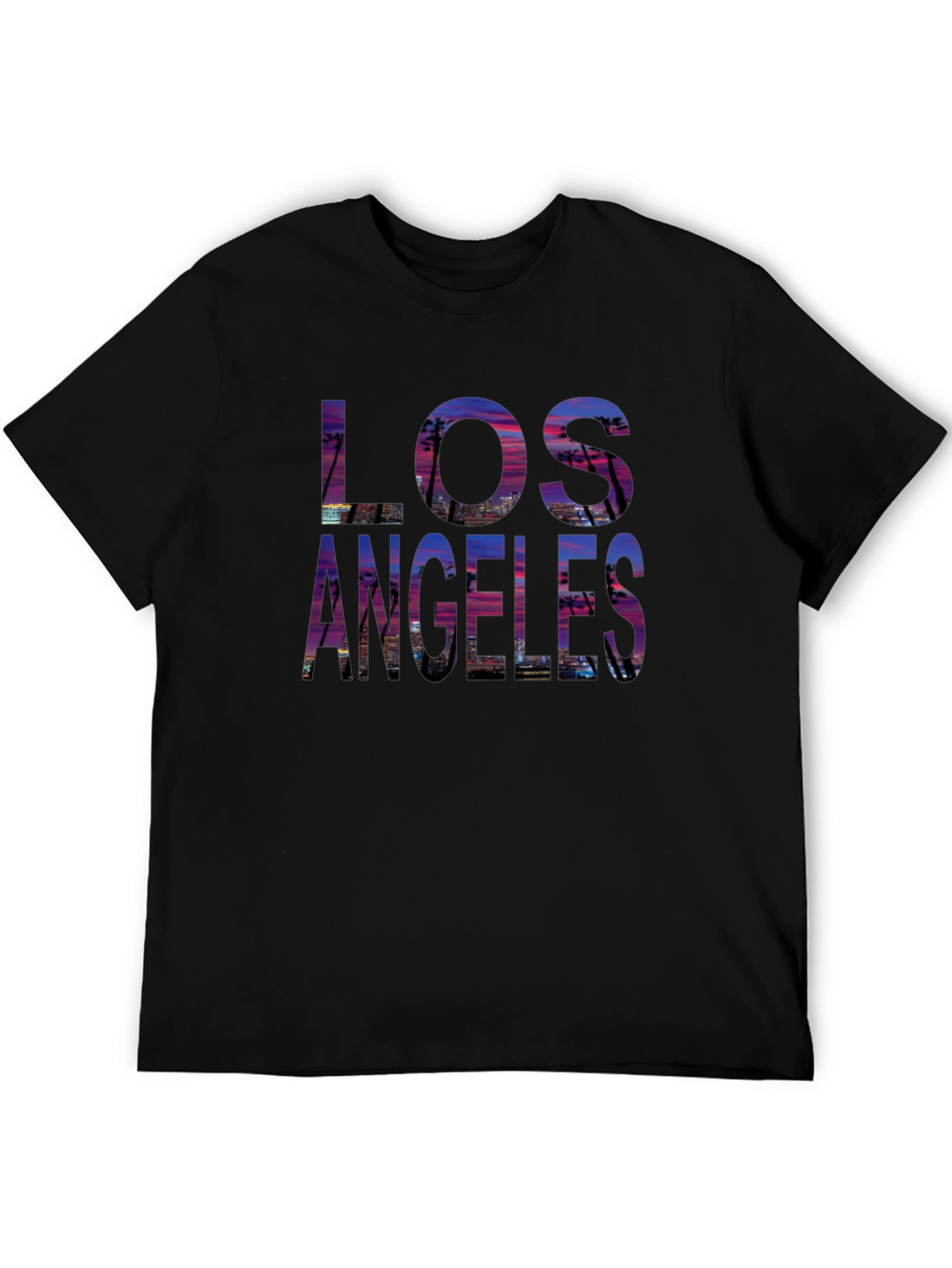 Los Angeles Sunset T-Shirt - Cityscape Design
