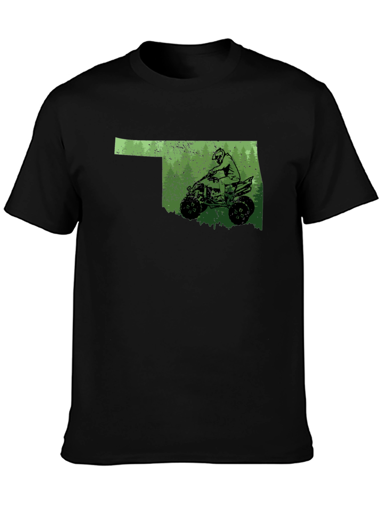 Oklahoma ATV Rider Graphic T-Shirt