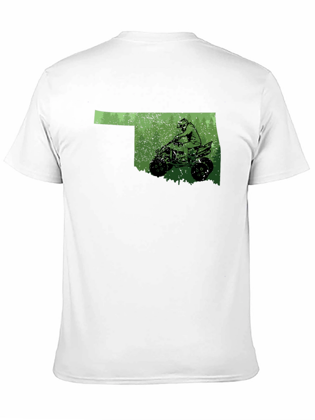 Oklahoma ATV Rider Graphic T-Shirt
