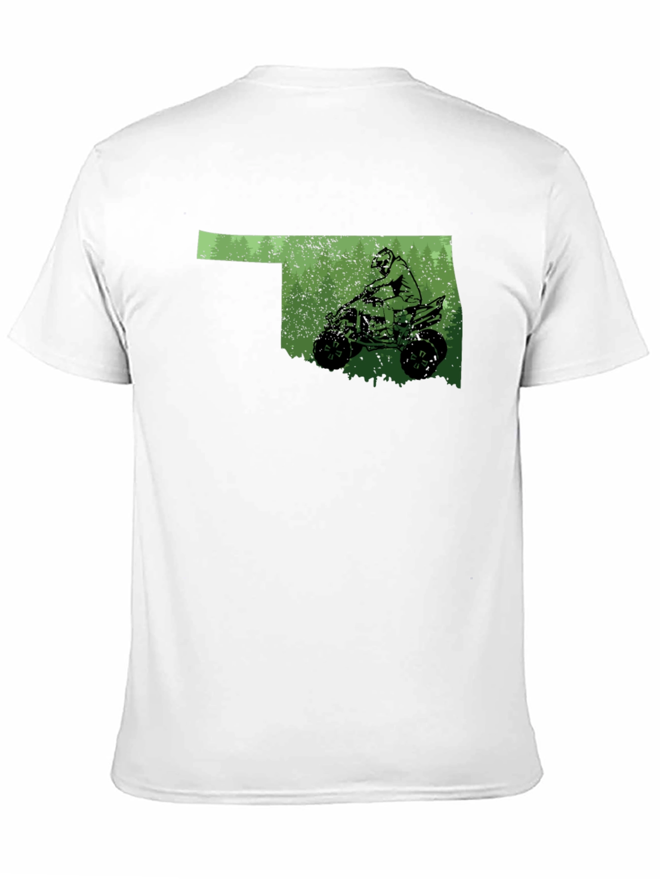 Oklahoma ATV Rider Graphic T-Shirt