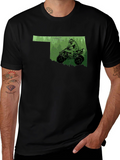 Oklahoma ATV Rider Graphic T-Shirt
