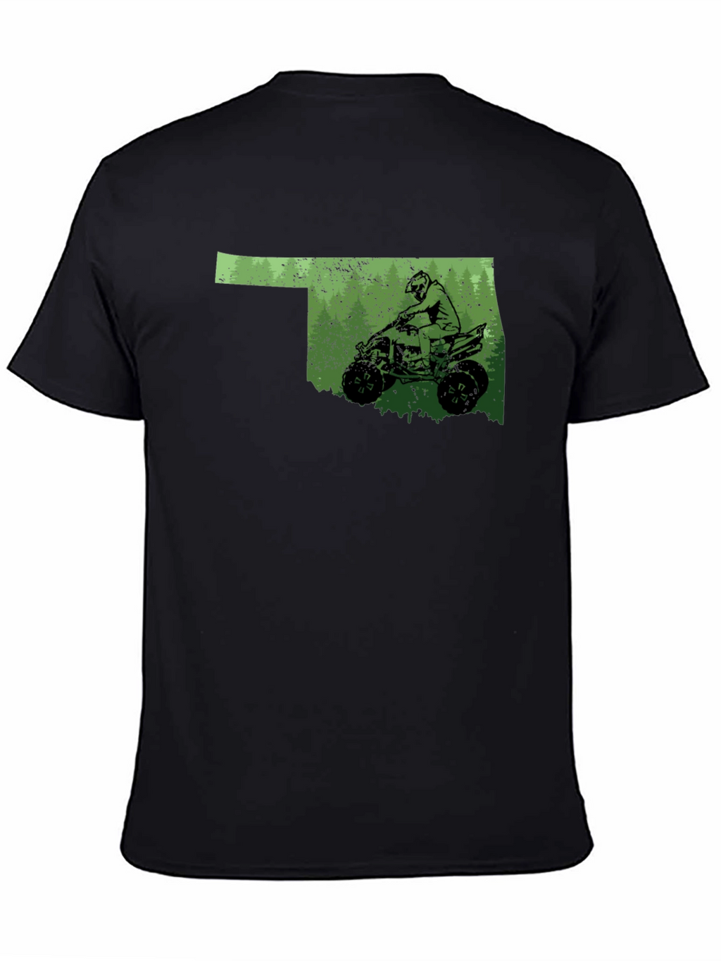 Oklahoma ATV Rider Graphic T-Shirt