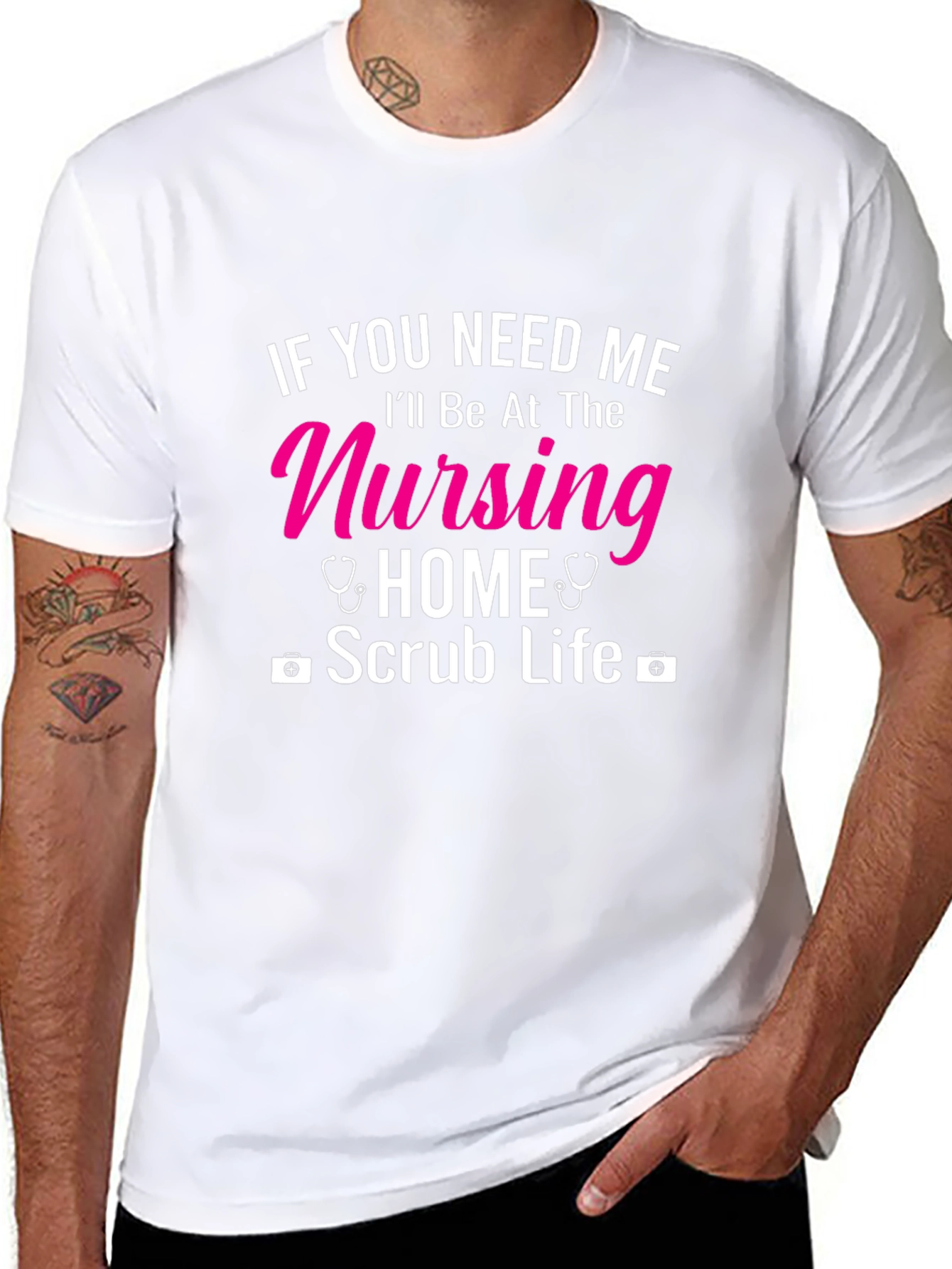 Nursing Home Scrub Life T-Shirt