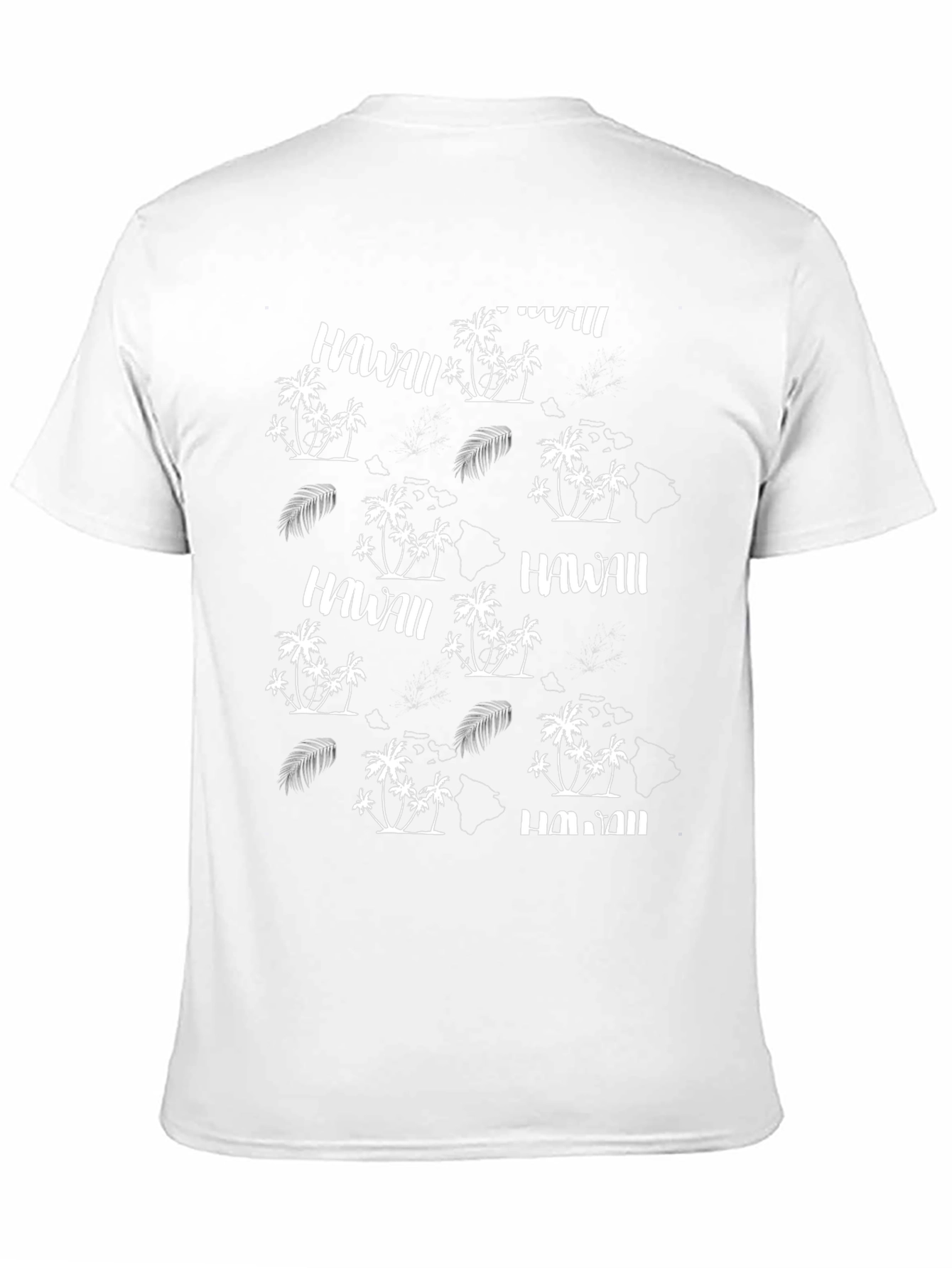 Hawaii Themed Black T-Shirt