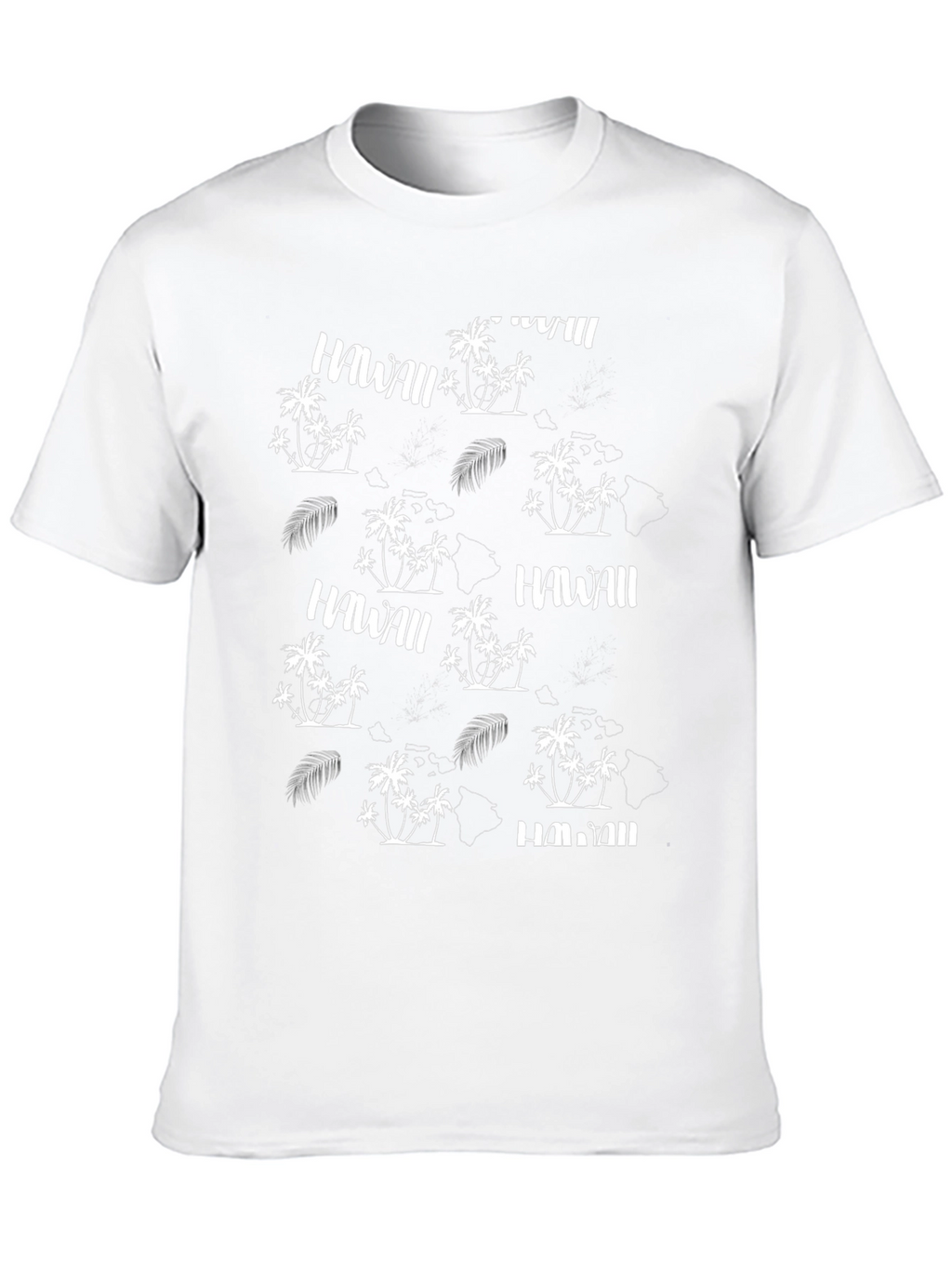 Hawaii Themed Black T-Shirt