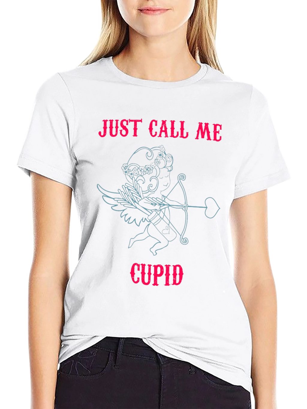 Just Call Me Cupid - Valentines Day T-Shirt