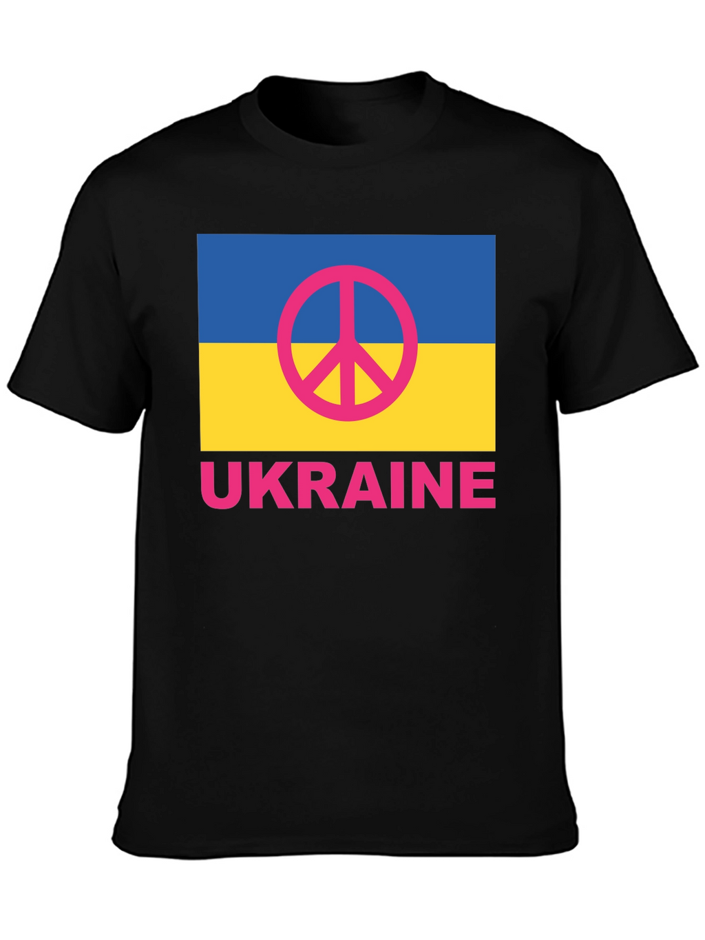 Ukraine Peace Symbol T-Shirt