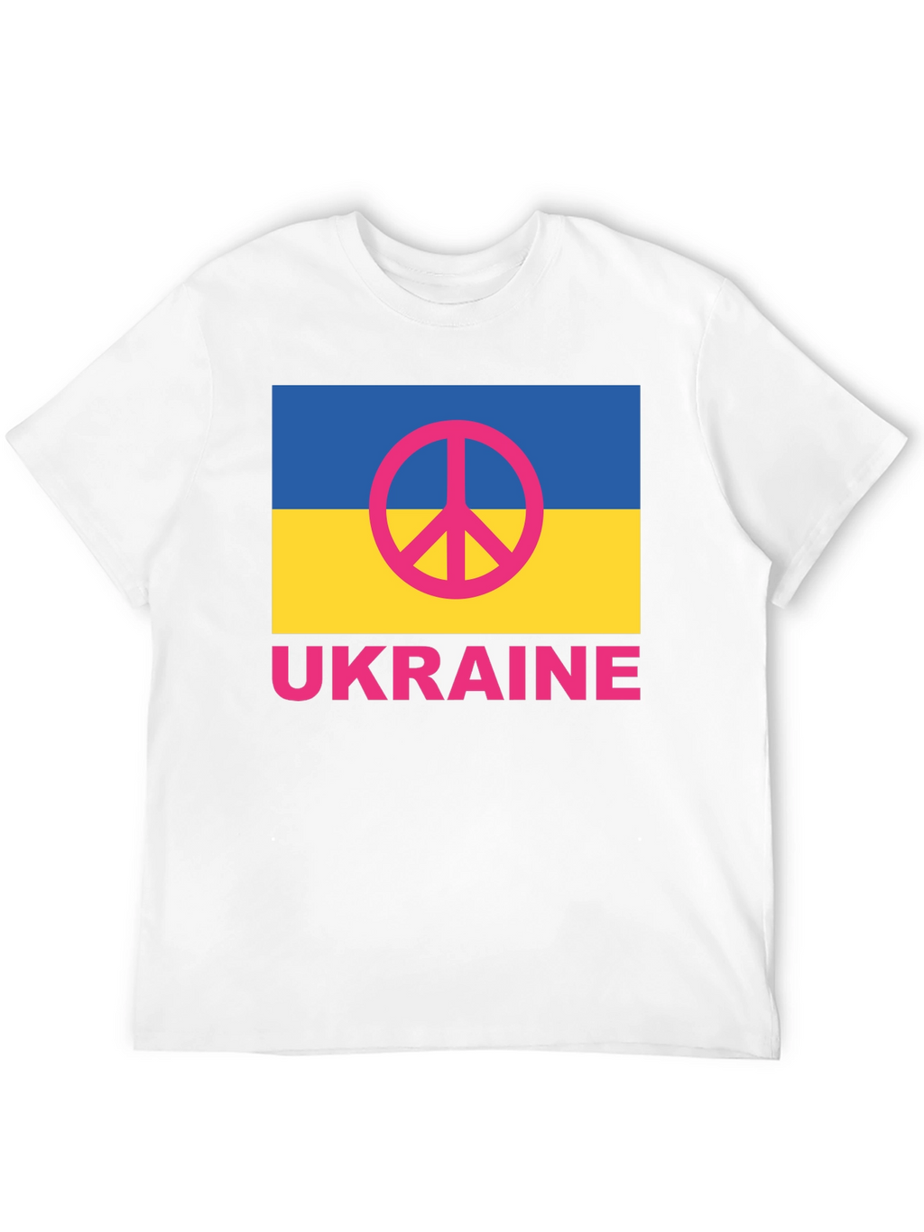 Ukraine Peace Symbol T-Shirt