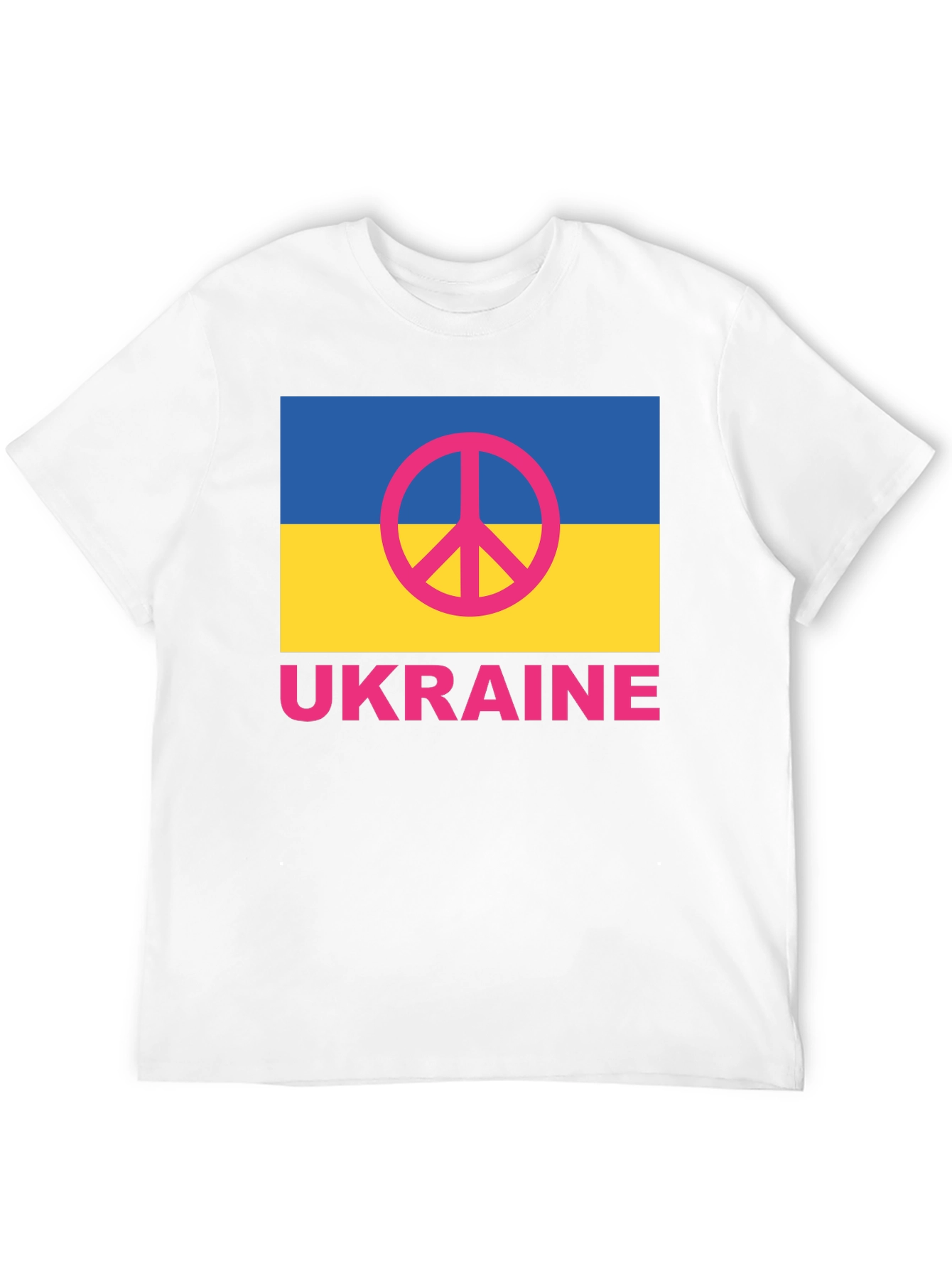 Ukraine Peace Symbol T-Shirt