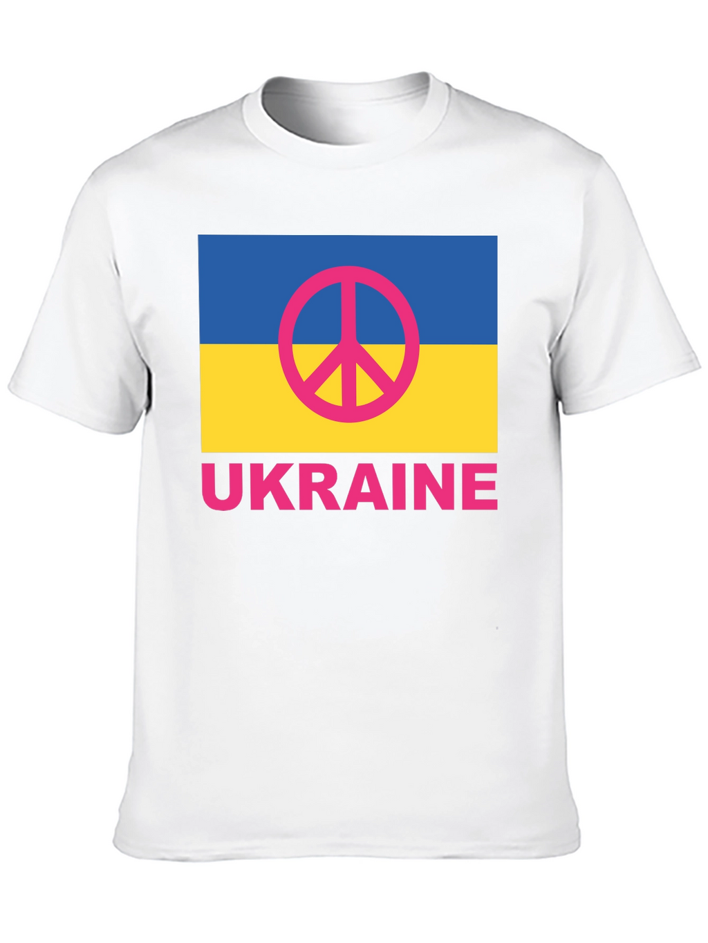 Ukraine Peace Symbol T-Shirt