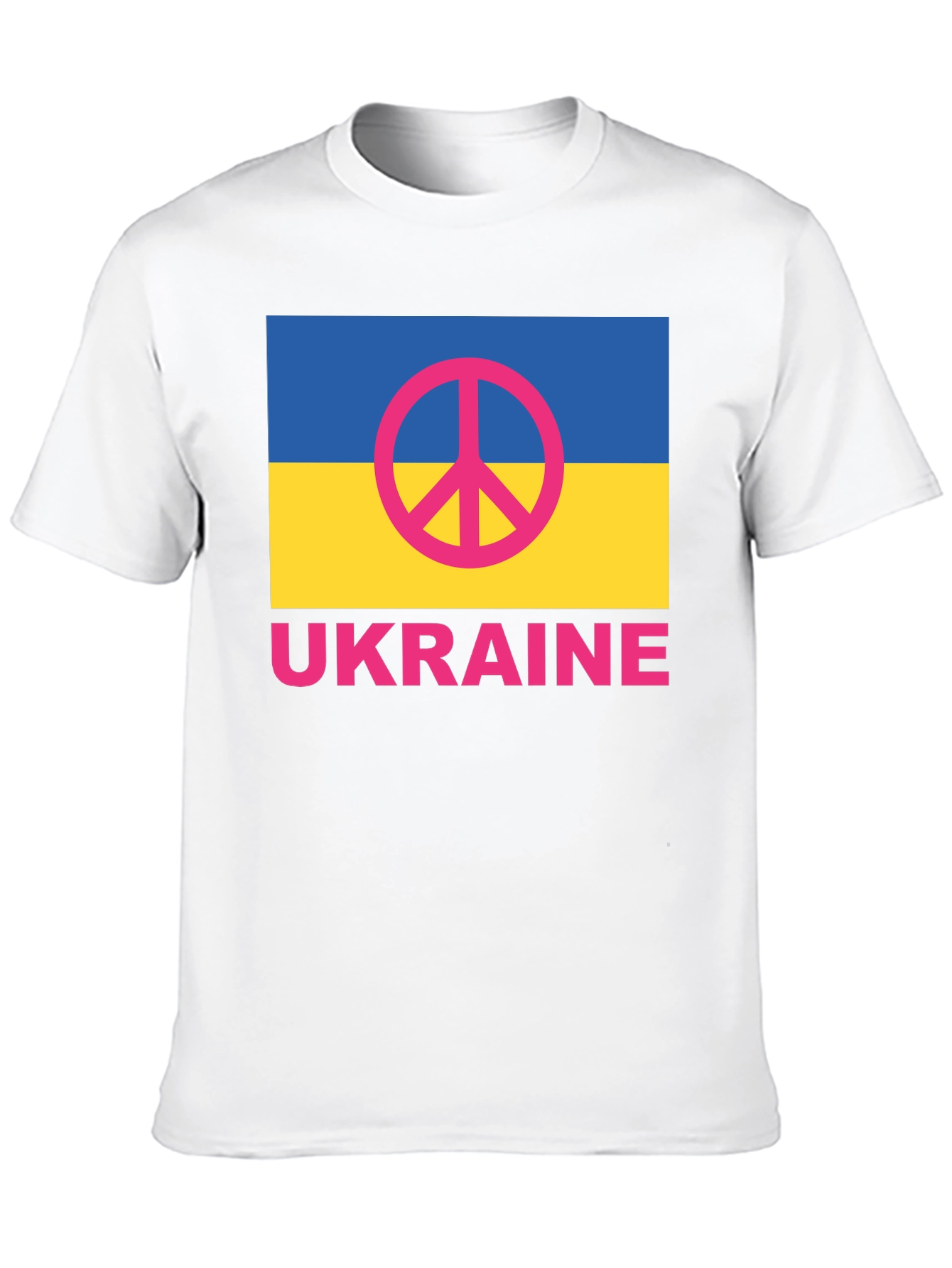 Ukraine Peace Symbol T-Shirt