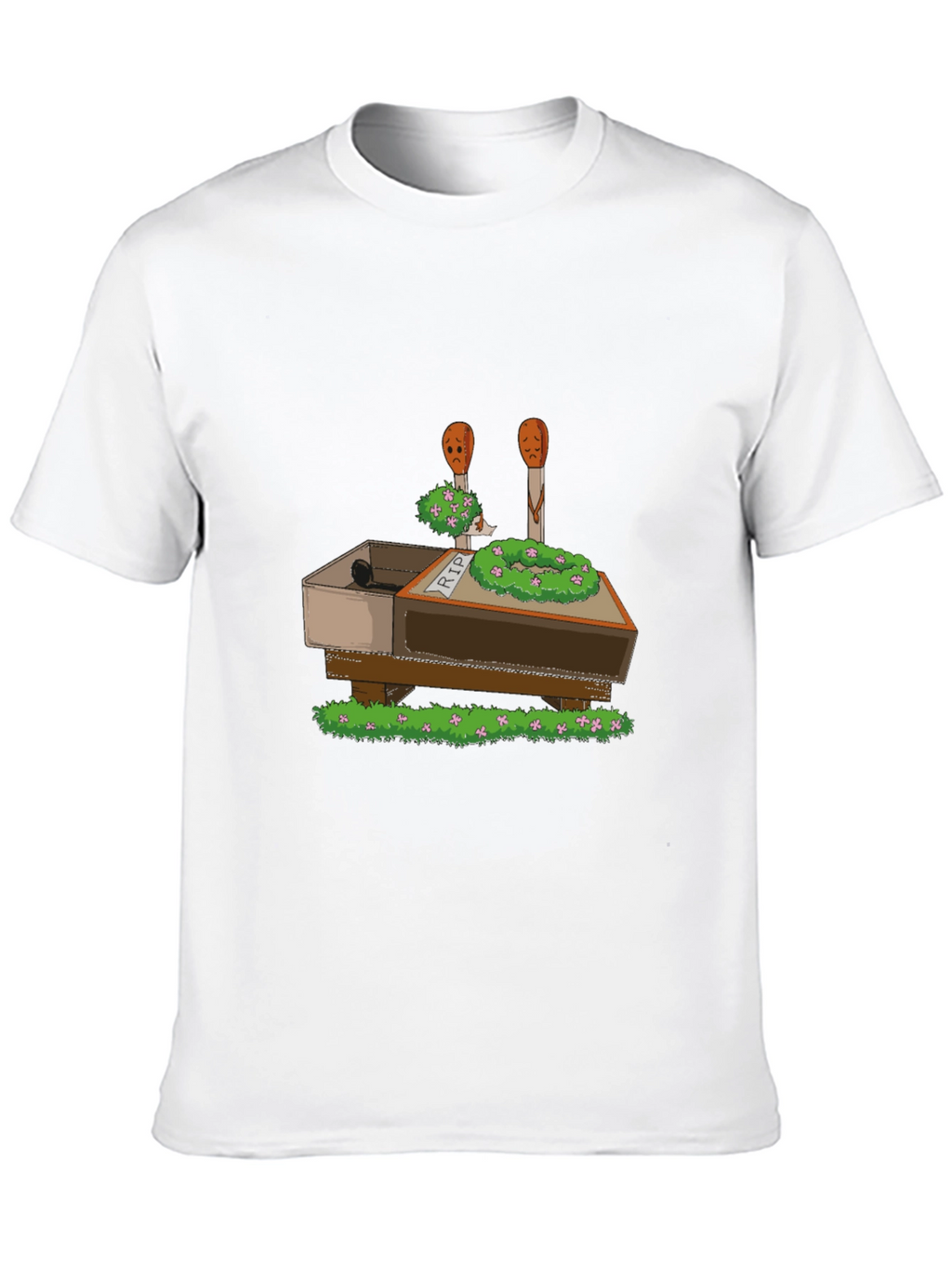 RIP Funny Matchsticks T-Shirt - Black Cotton Tee