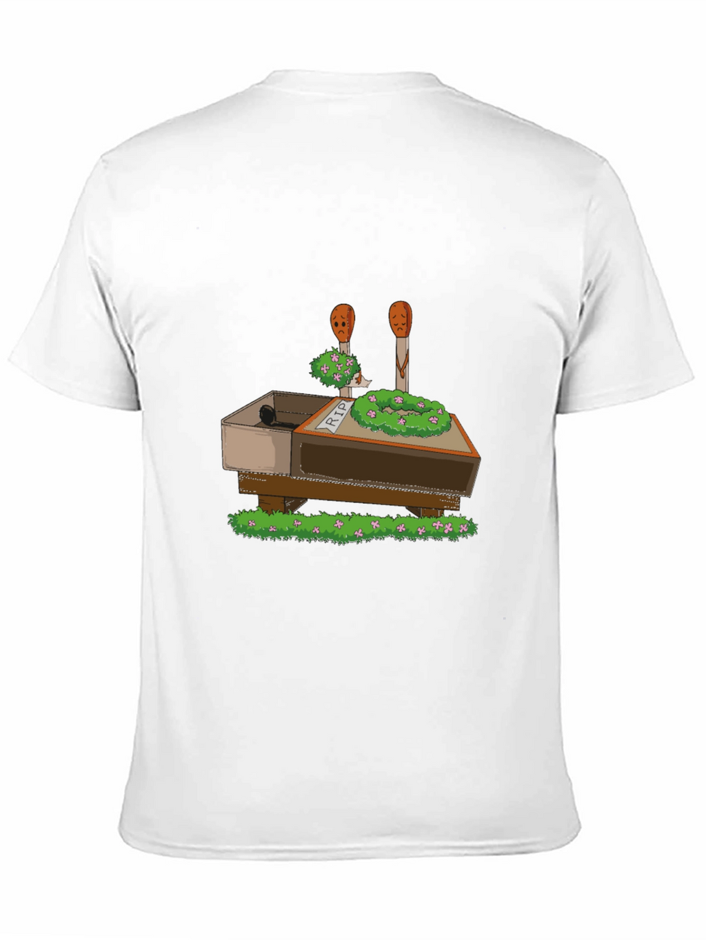 RIP Funny Matchsticks T-Shirt - Black Cotton Tee