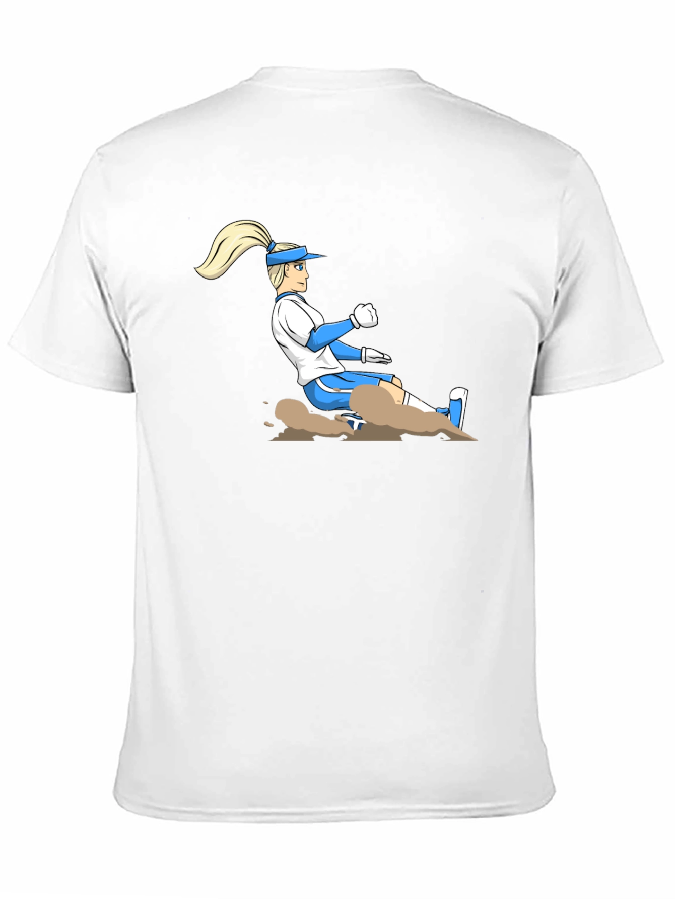 Baseball Player Graphic T-Shirt - Black
